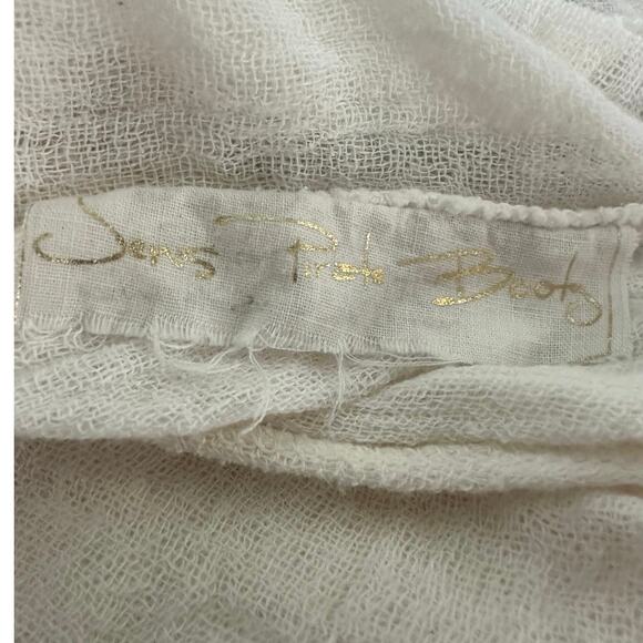 JEN’S PIRATE BOOTY Boho Lace Top Cream Crochet Cottagecore Festival - Picture 5 of 5